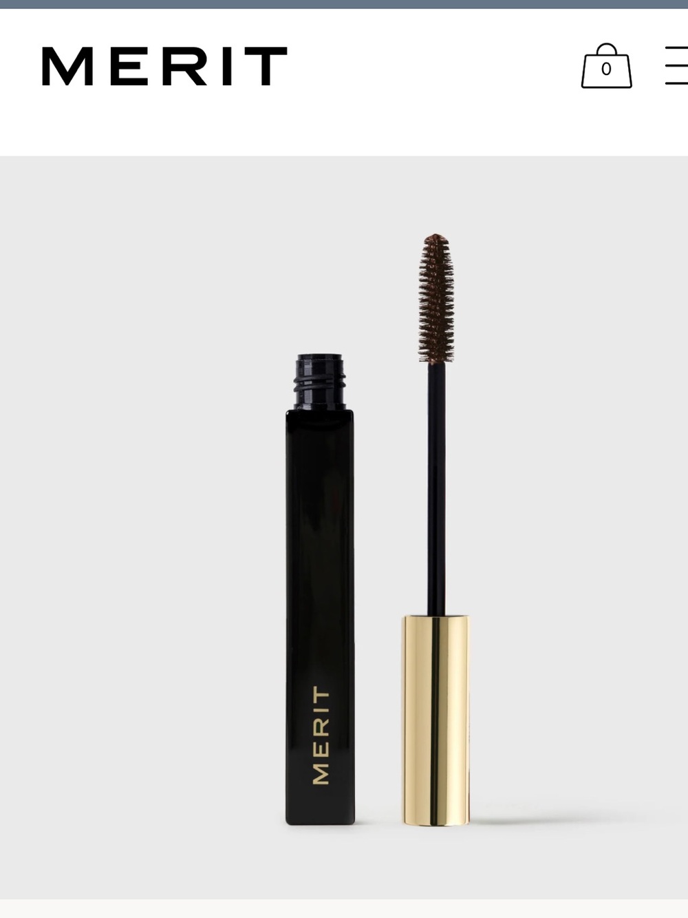 Merit black clean Mascara - Defining Lash Formula